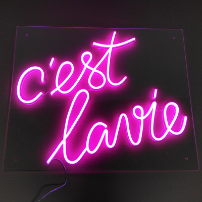 c'est la vie neon signs LED , la vie en rose neon signs