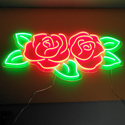 roses neon signs LED for wedding